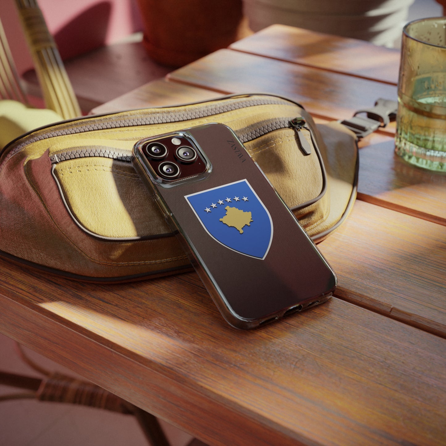 Kosovo Case iPhone 13 Pro Shield Emblem
