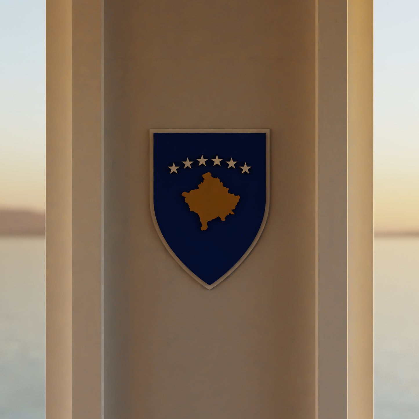 kosovo_shield room_with_sunset