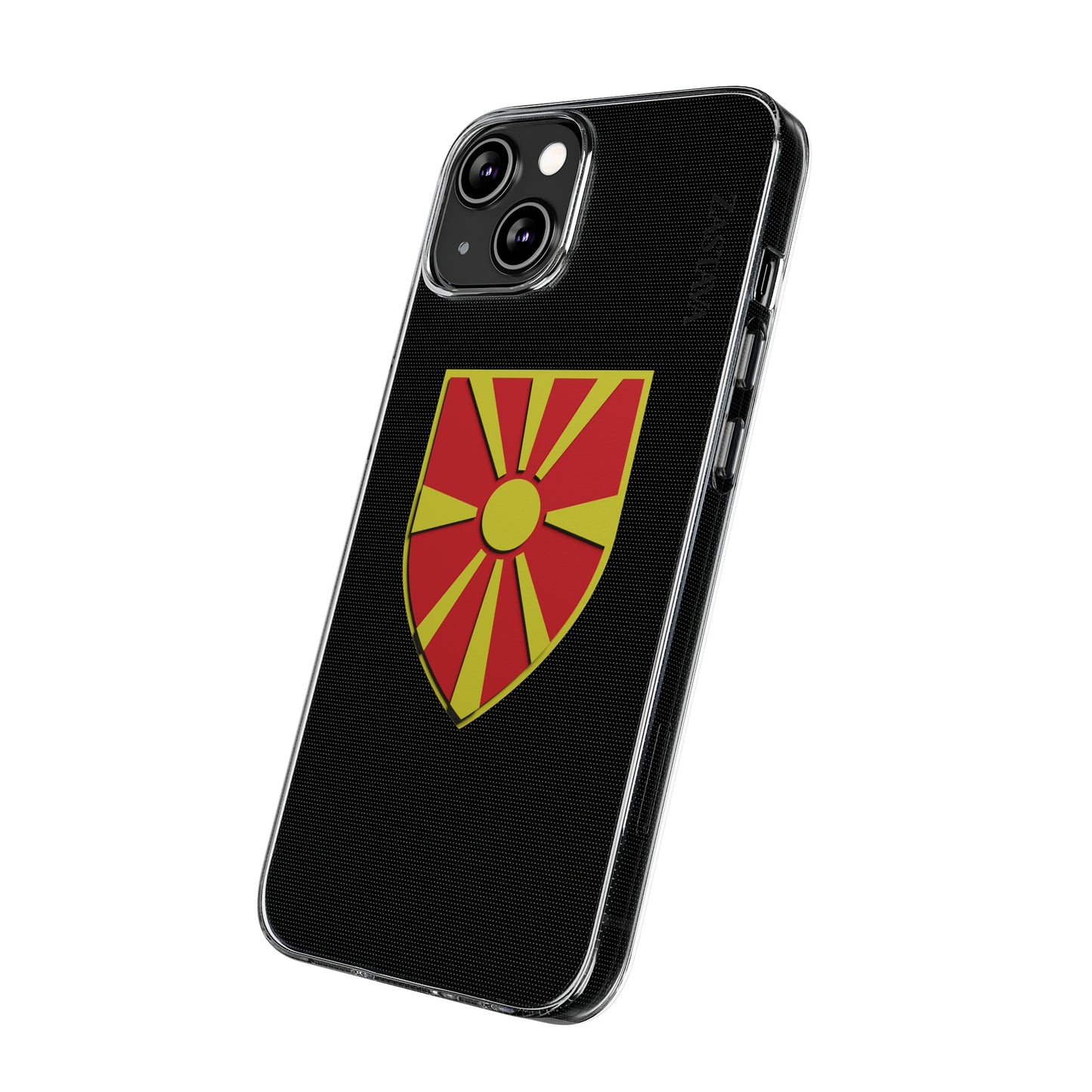 North Macedonia Case iPhone 14 Shield Emblem