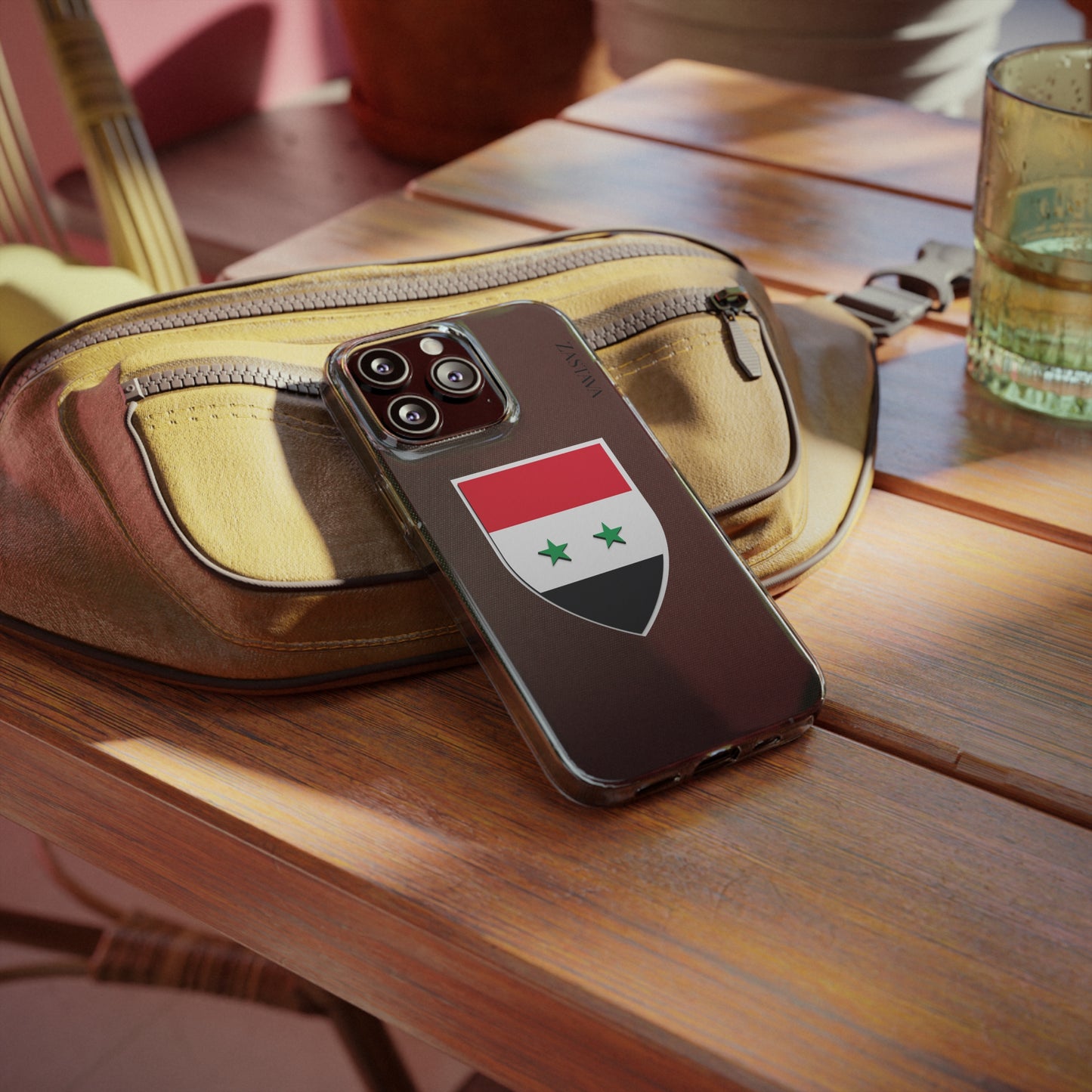 Syria Case iPhone 13 Pro Shield Emblem