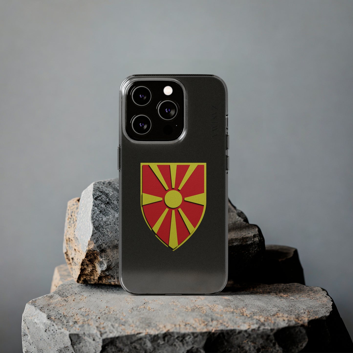 North Macedonia Case iPhone 14 Pro Shield Emblem