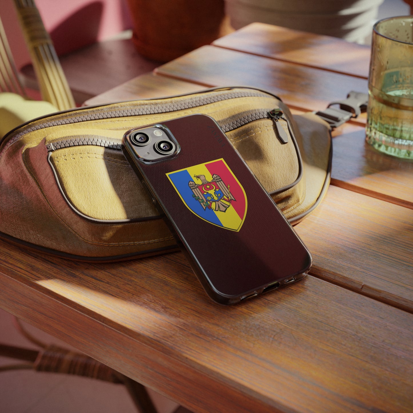 Moldova Case iPhone 13 Shield Emblem