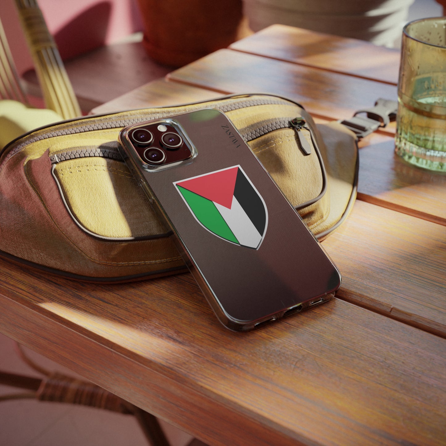 Palestine Case iPhone 13 Pro Max Shield Emblem