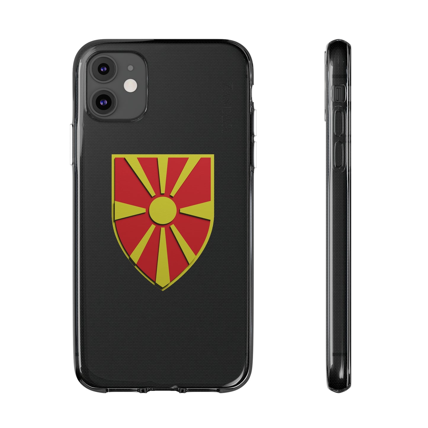 North Macedonia Case iPhone 11 Shield Emblem