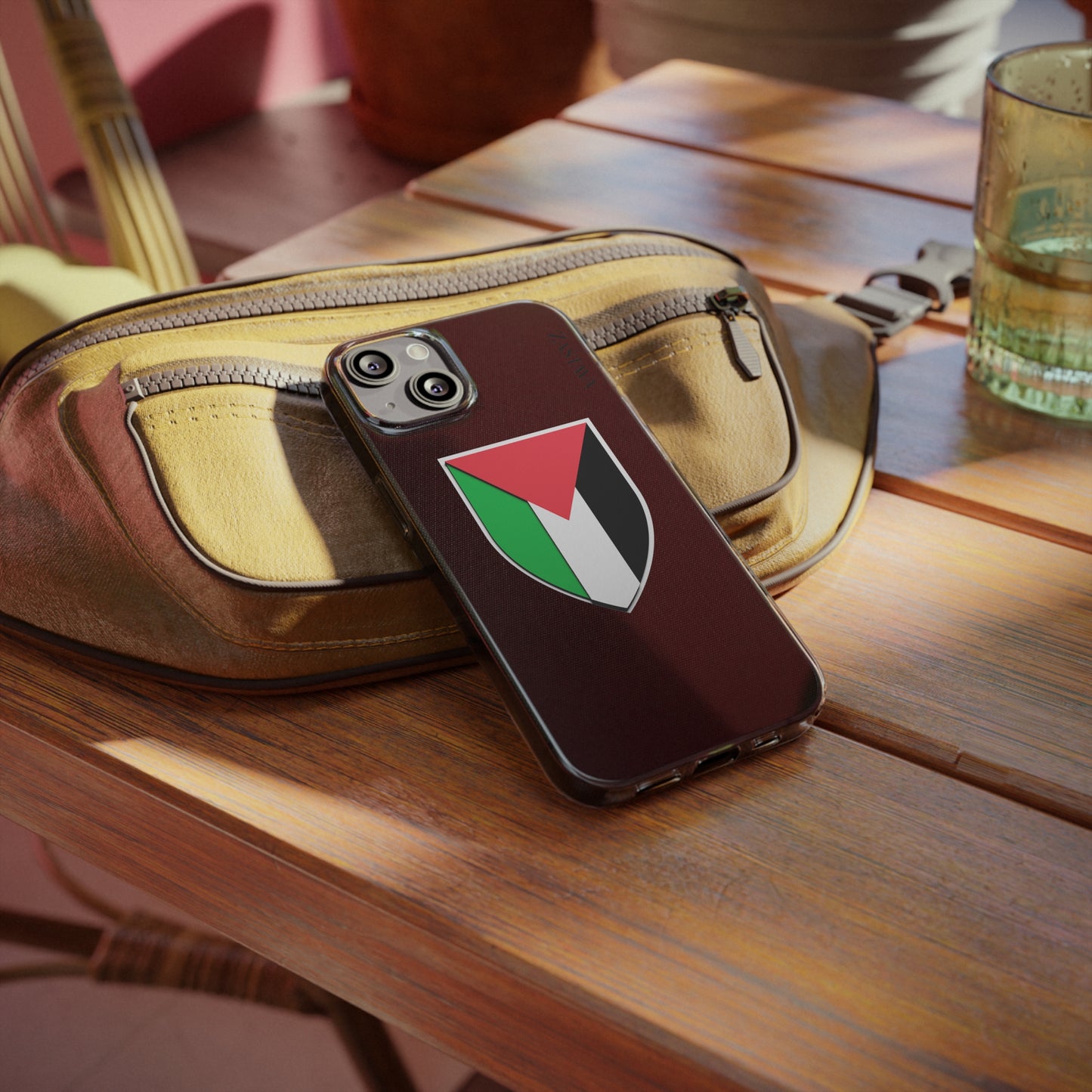 Palestine Case iPhone 13 Shield Emblem