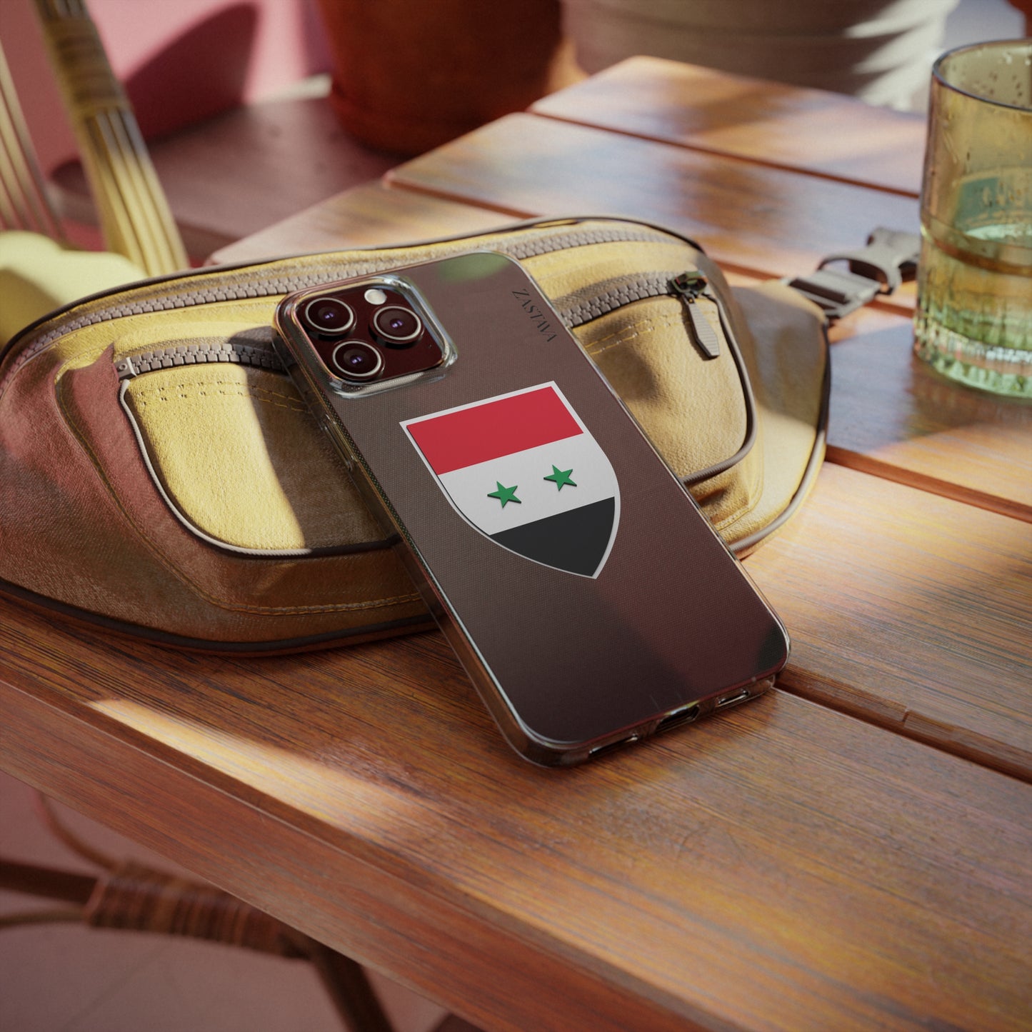 Syria Case iPhone 13 Pro Max Shield Emblem