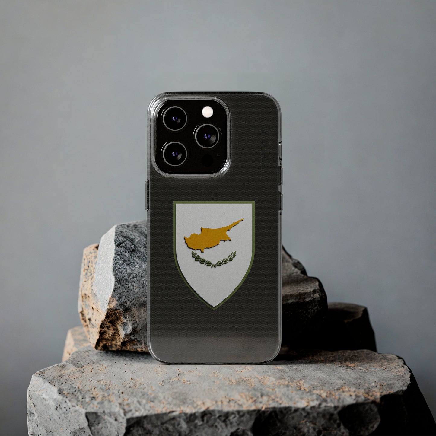 Cyprus Case iPhone 14 Pro Shield Emblem