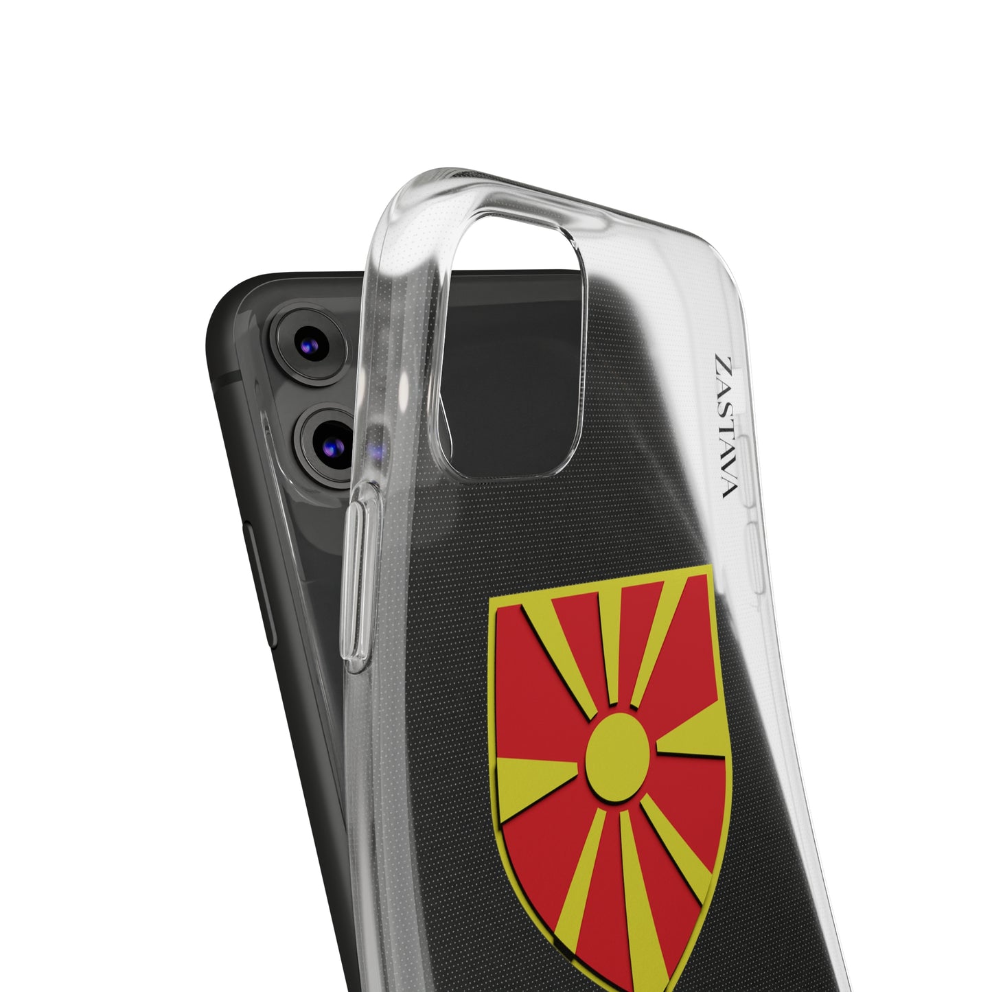 North Macedonia Case iPhone 11 Shield Emblem