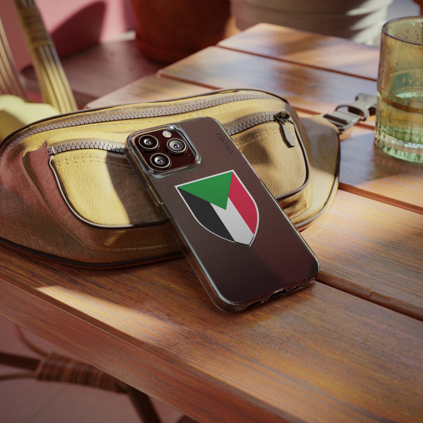 Sudan Case iPhone 13 Pro Shield Emblem