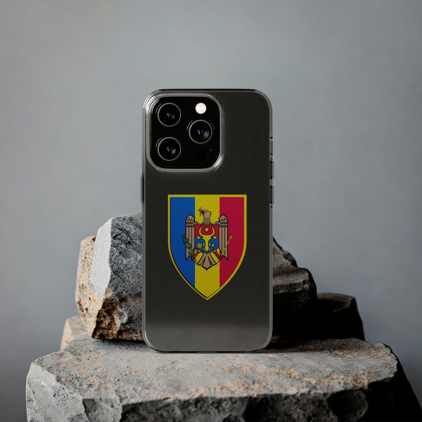 Moldova Case iPhone 14 Pro Shield Emblem