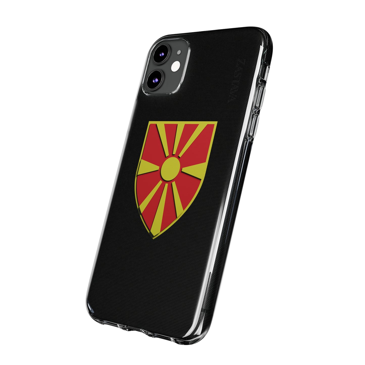 North Macedonia Case iPhone 11 Shield Emblem