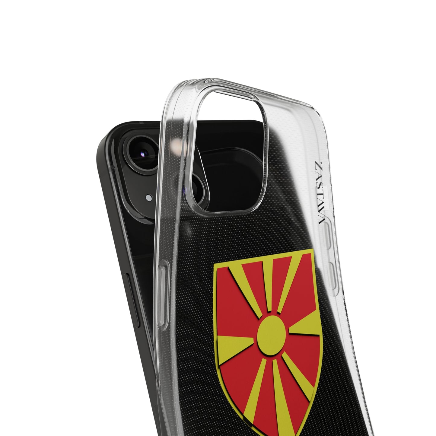 North Macedonia Case iPhone 14 Shield Emblem