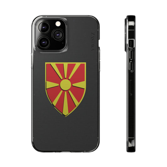 North Macedonia Case iPhone 13 Pro Max Shield Emblem