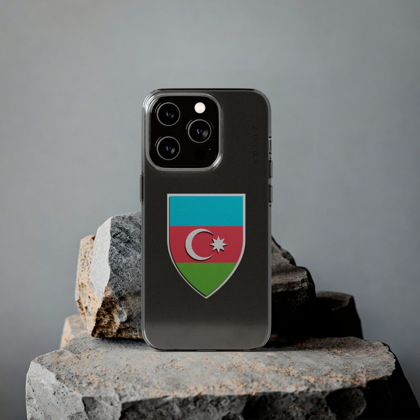 Azerbaijan Case iPhone 14 Pro Shield Emblem