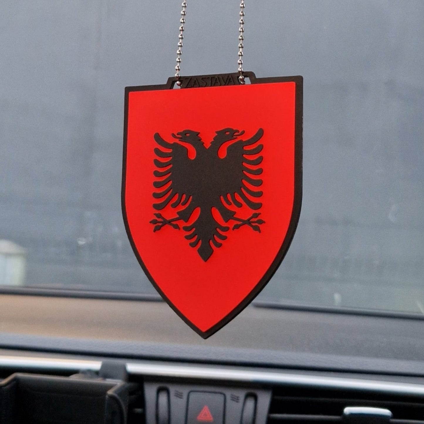 Albania Car Hanging Ornament