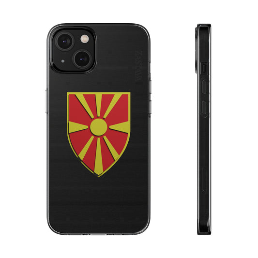 North Macedonia Case iPhone 14 Shield Emblem