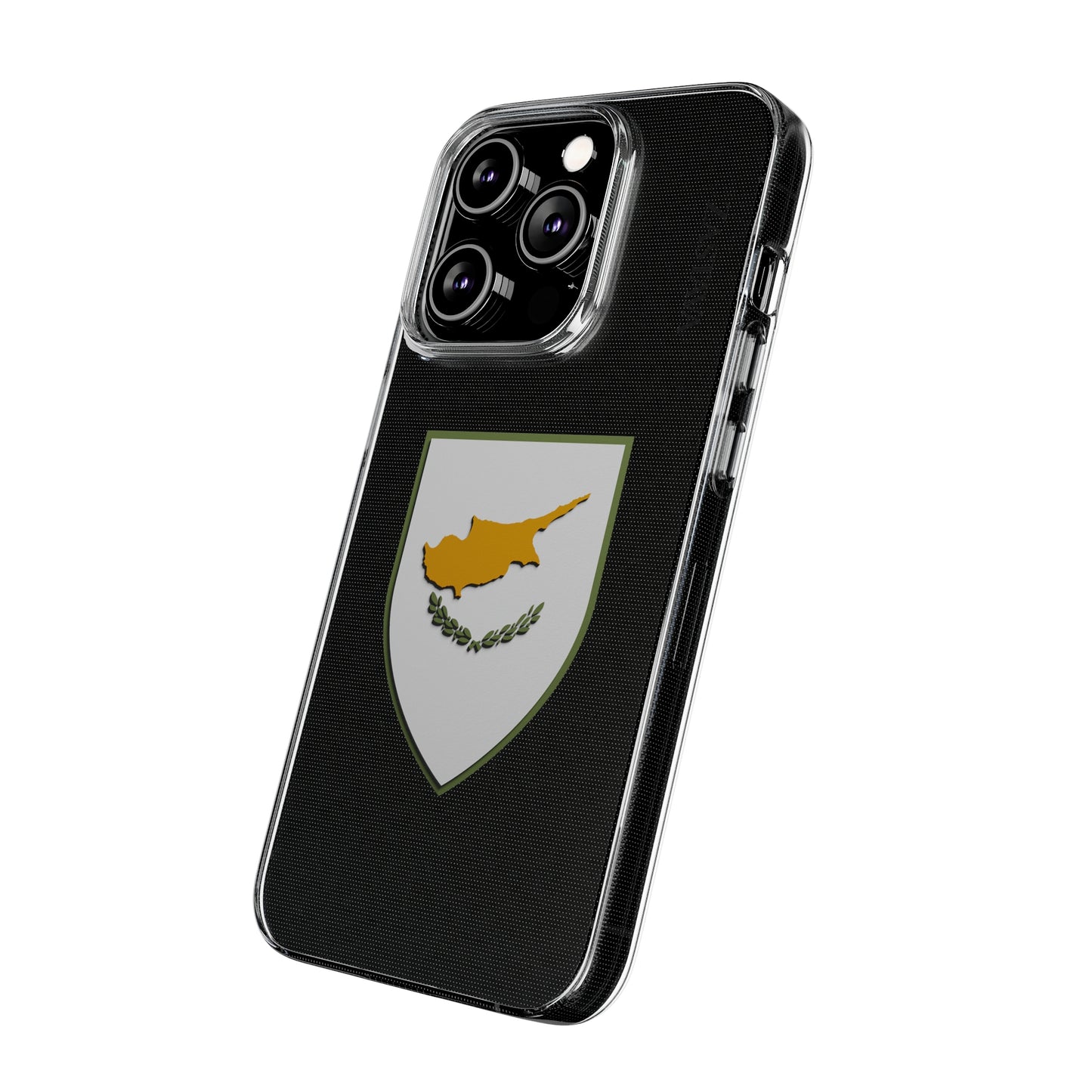 Cyprus Case iPhone 14 Pro Shield Emblem