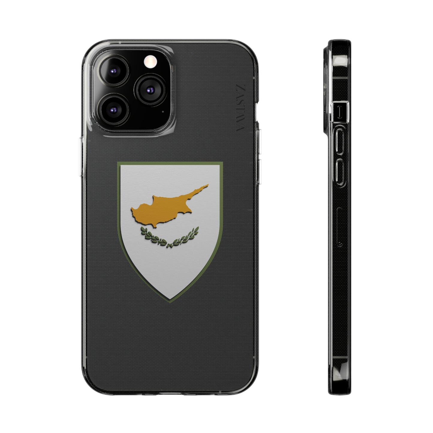 Cyprus Case iPhone 13 Pro Max Shield Emblem