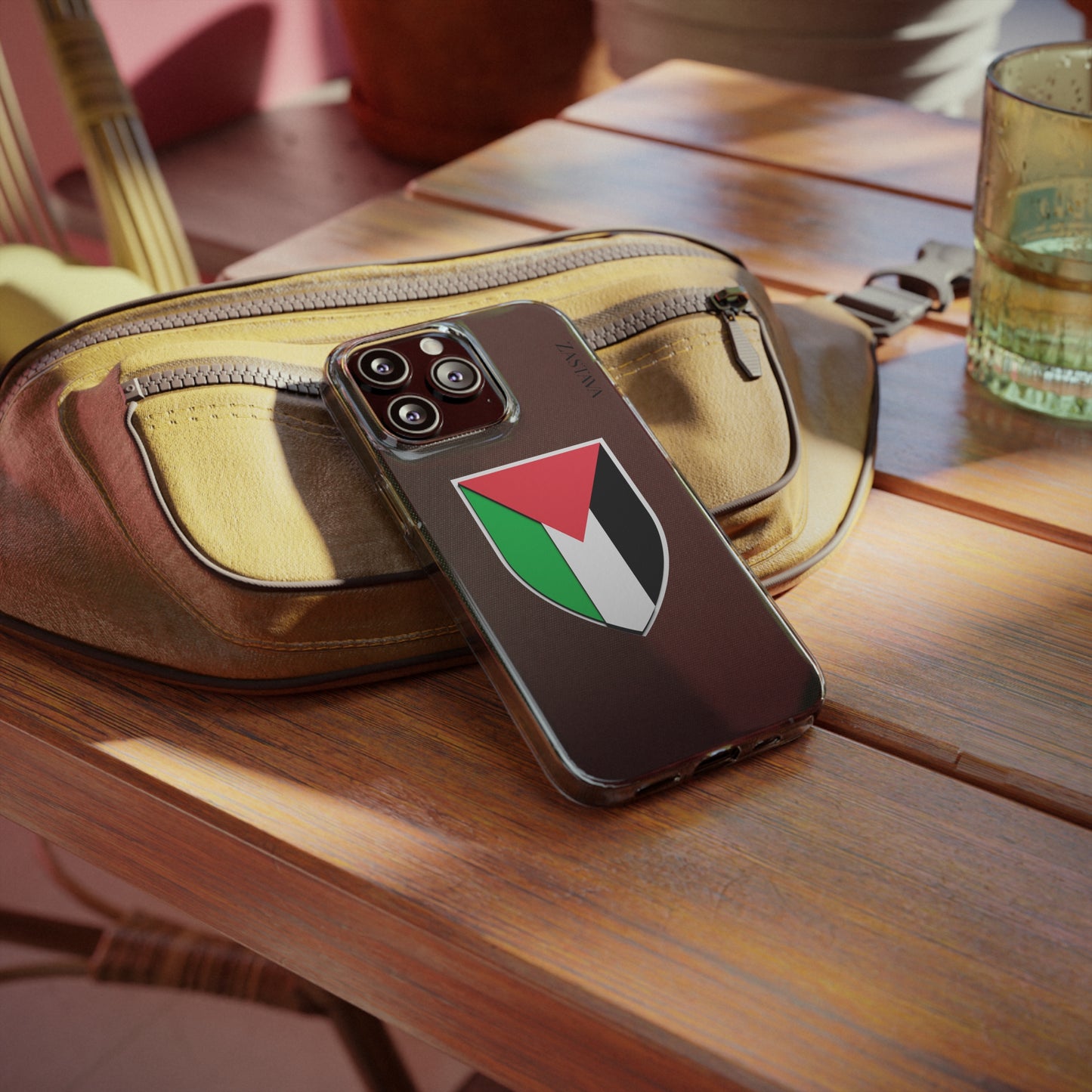 Palestine Case iPhone 13 Pro Shield Emblem