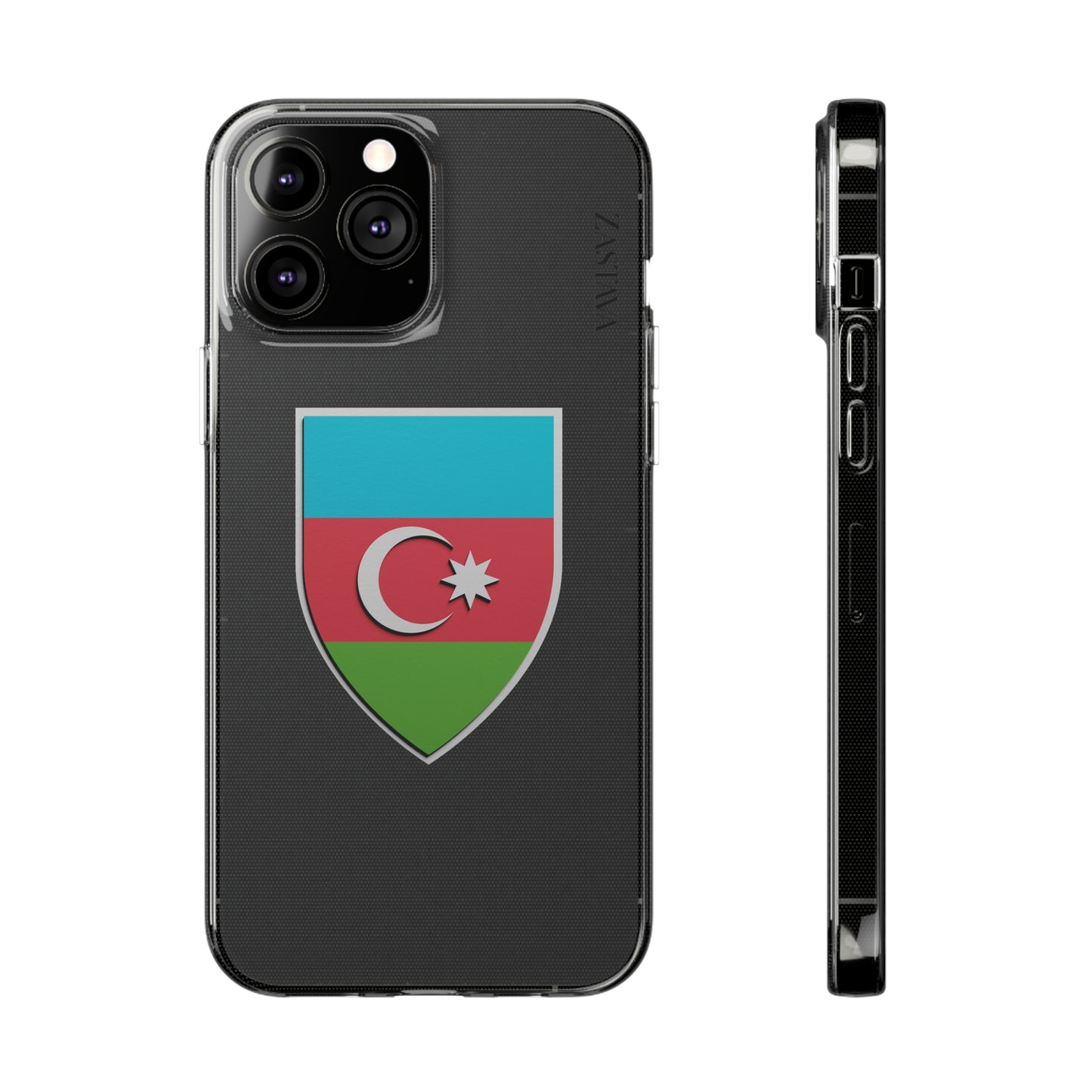 Azerbaijan Case iPhone 13 Pro Max Shield Emblem