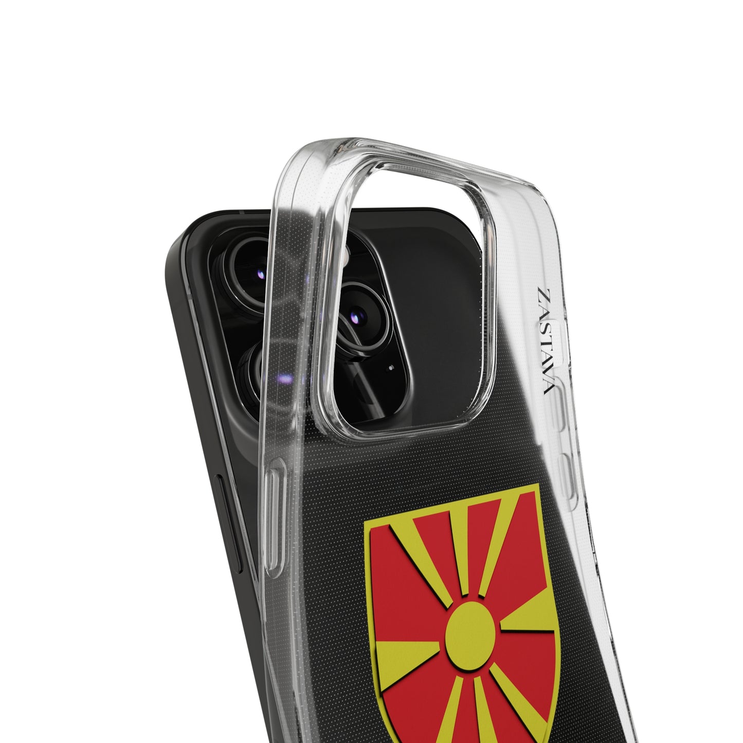 North Macedonia Case iPhone 14 Pro Shield Emblem