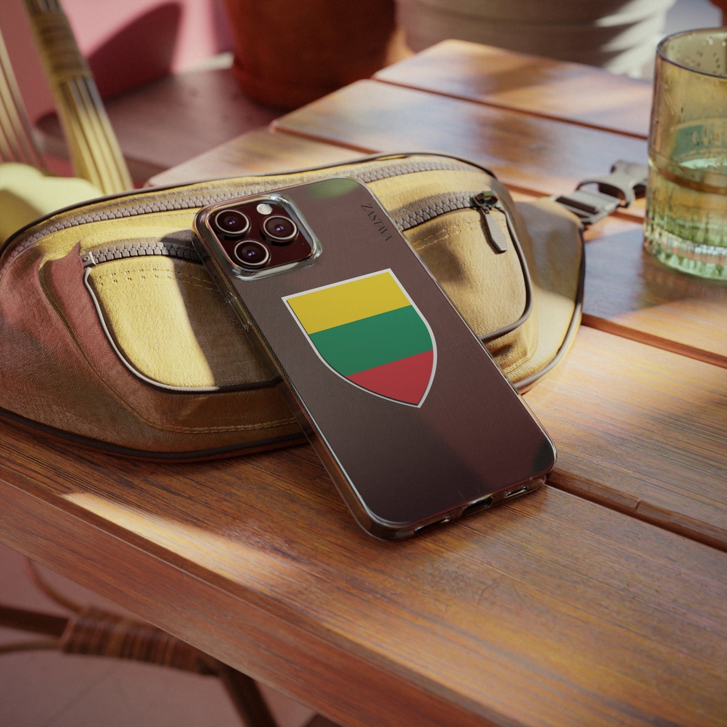 Lithuania Case iPhone 13 Pro Max Shield Emblem