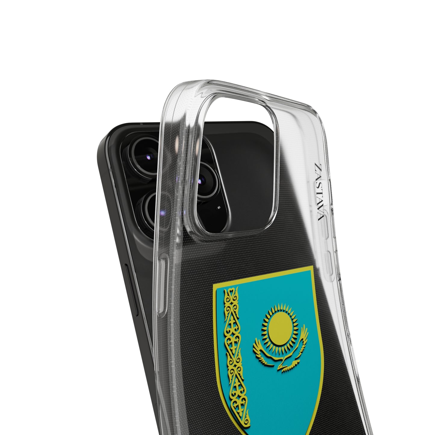 Kazakhstan Case iPhone 14 Pro Max Shield Emblem