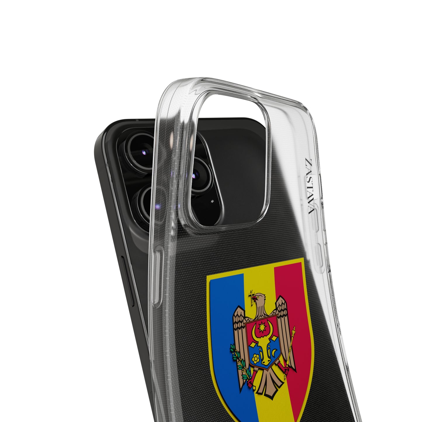 Moldova Case iPhone 14 Pro Max Shield Emblem