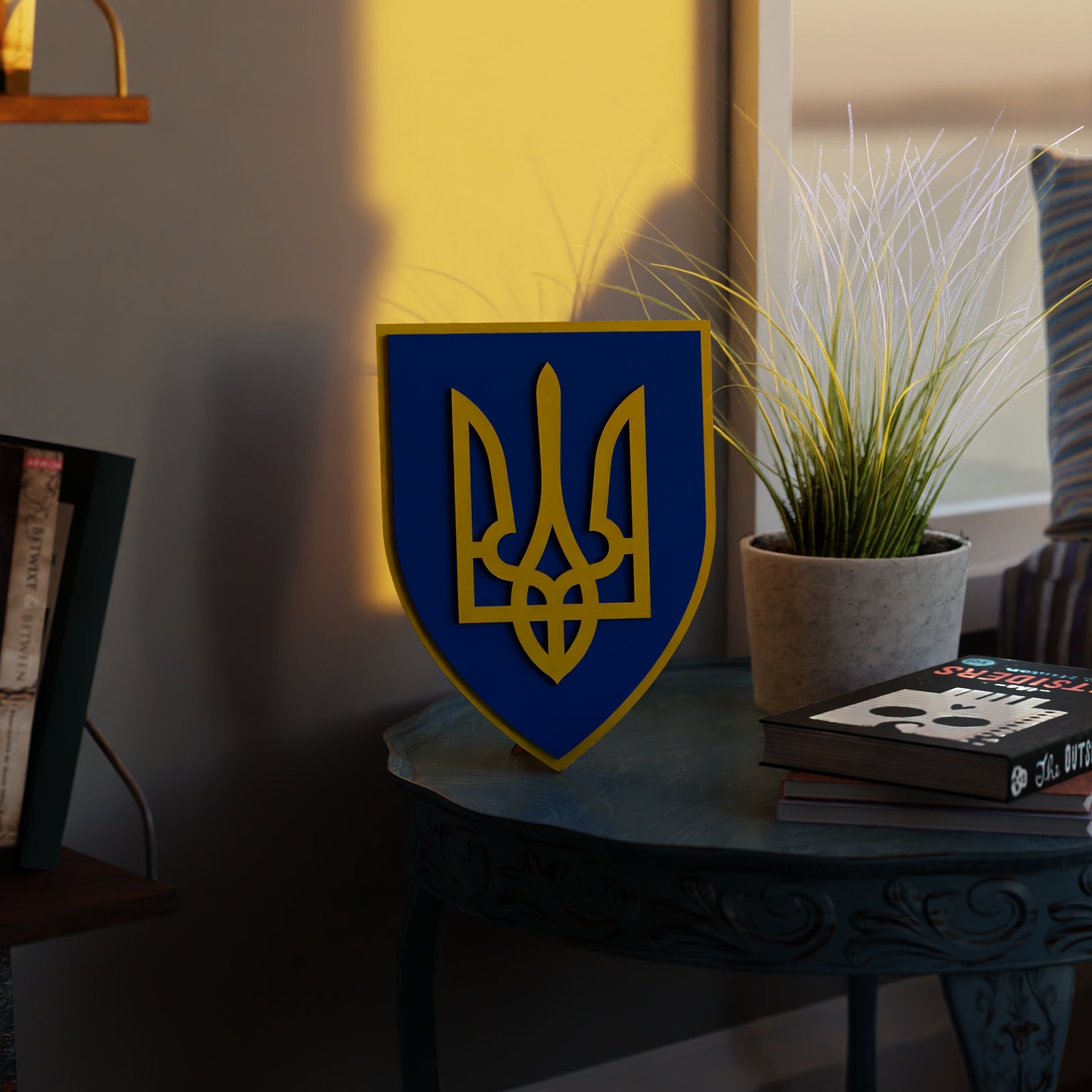 ukraine_shield room_with_sunset