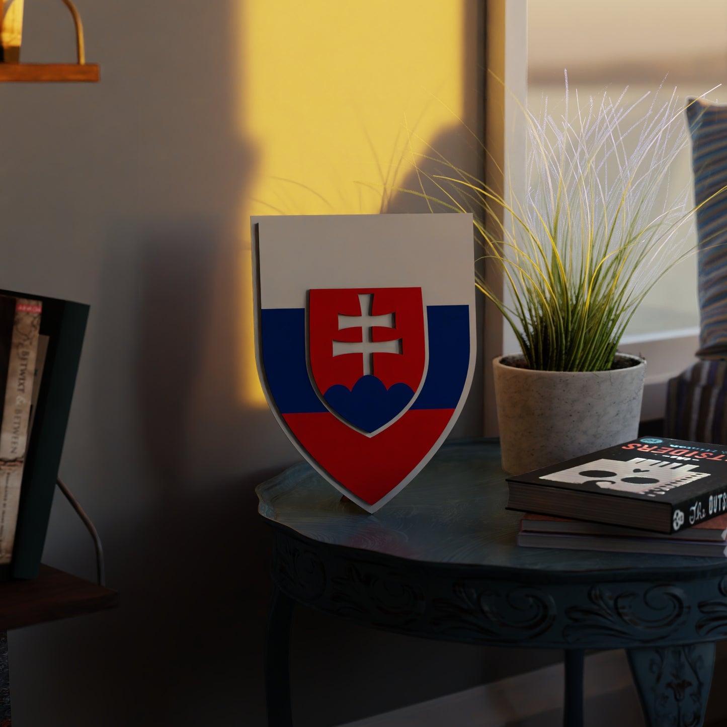 slovakia_shield room_with_sunset