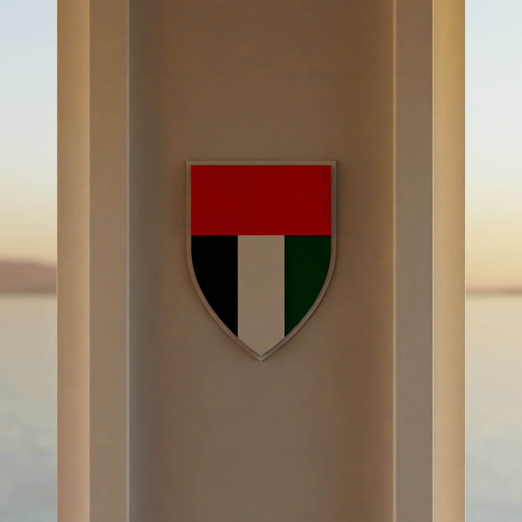 uae_shield room_with_sunset