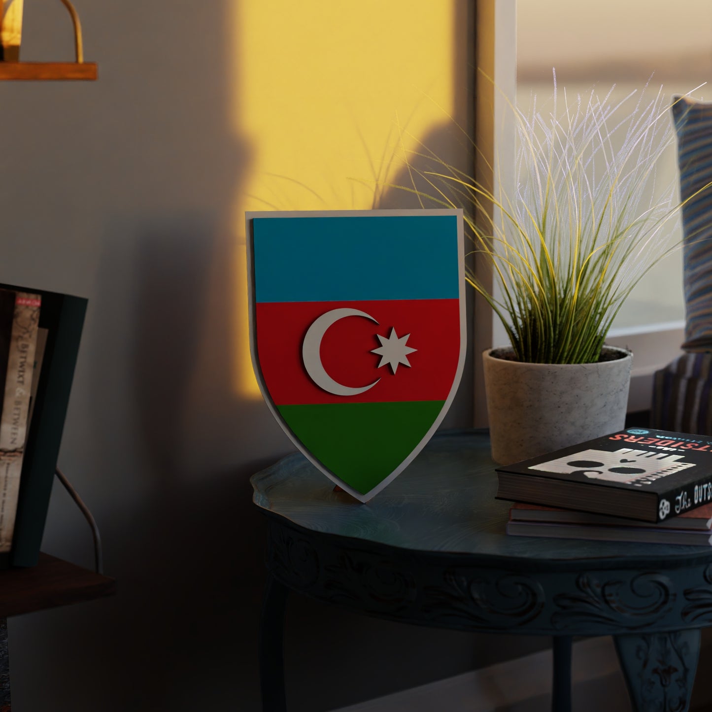 azerbaijan_shield room_with_sunset