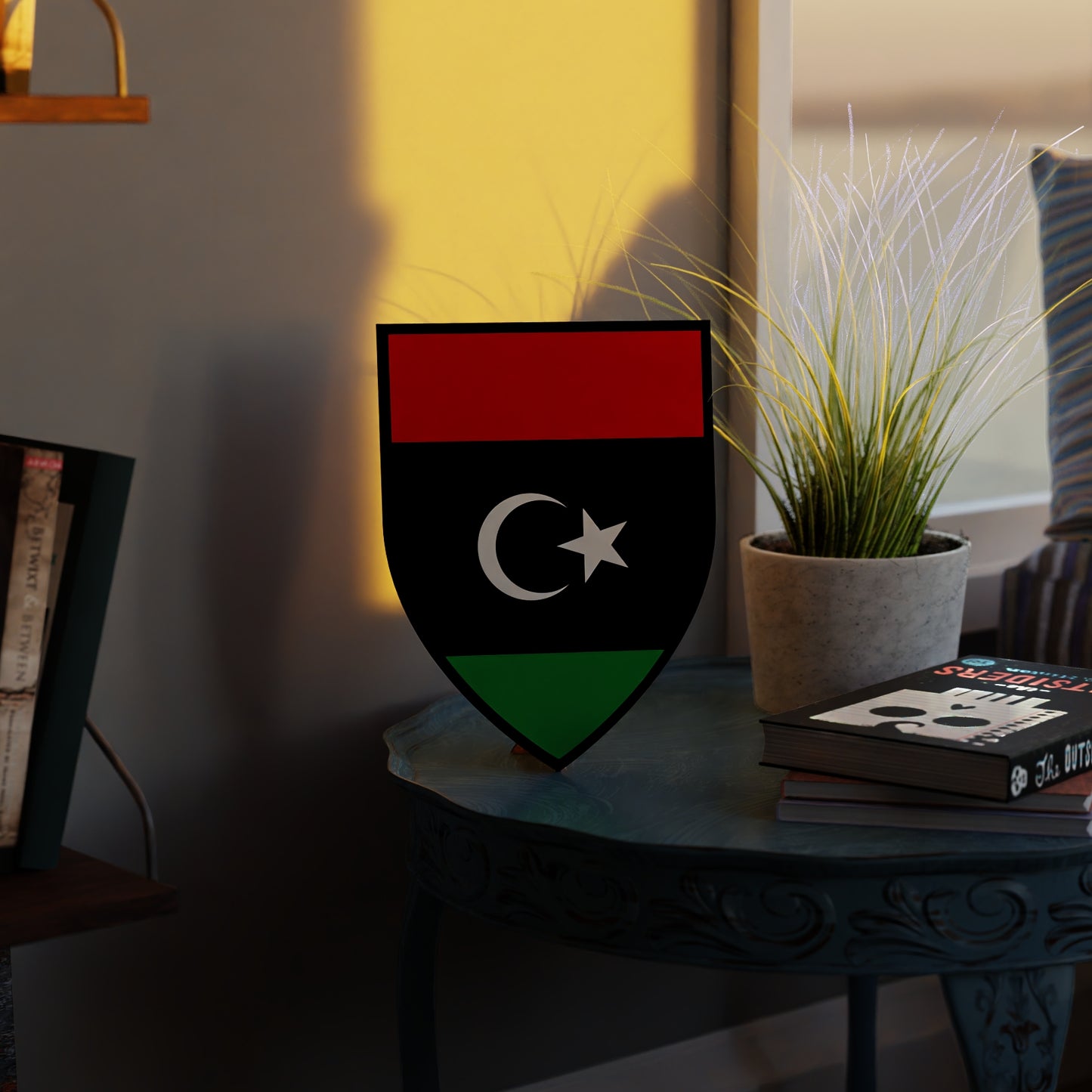 libya_shield room_with_sunset