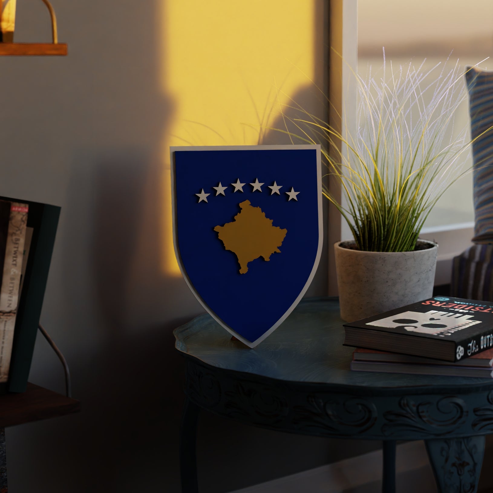 kosovo_shield room_with_sunset