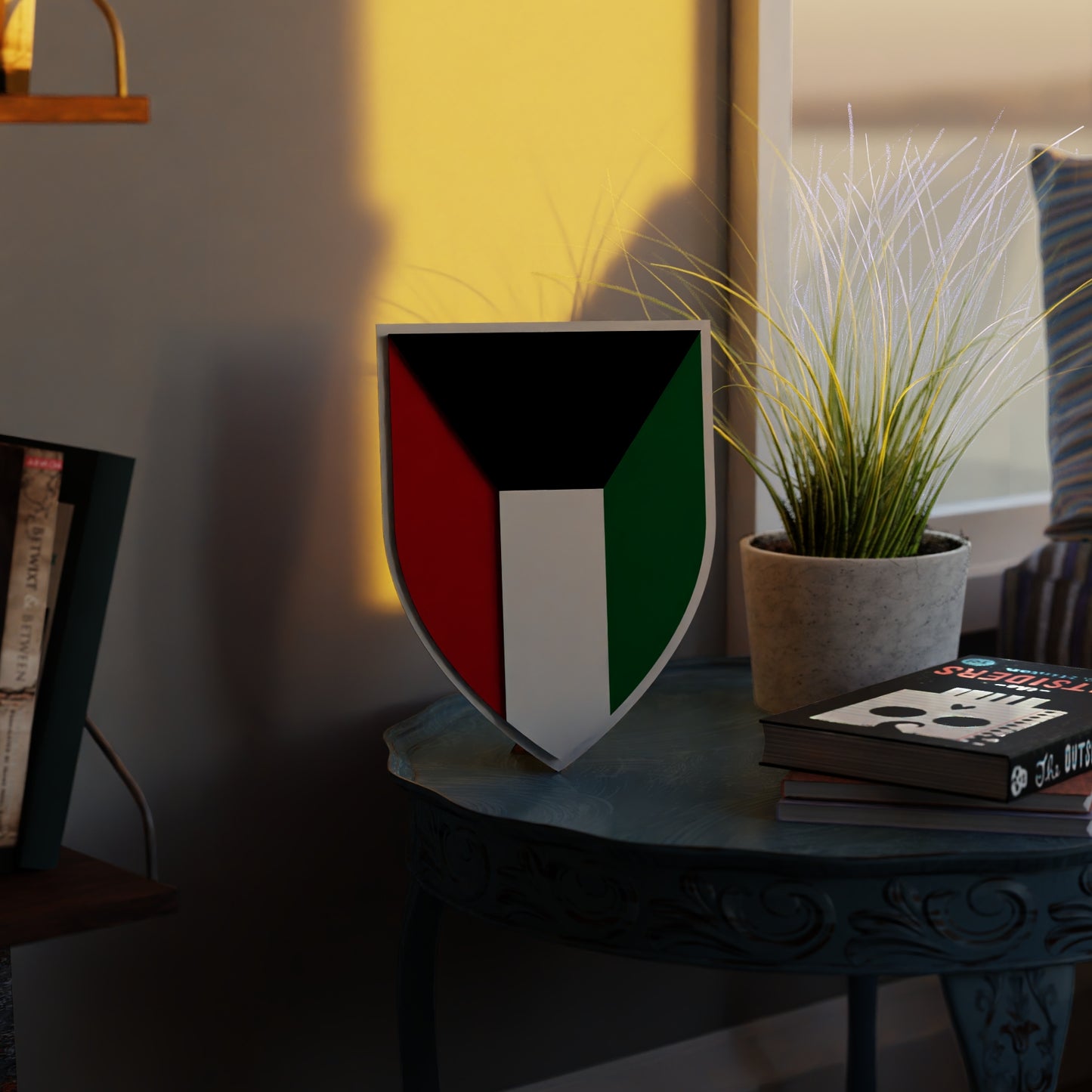 kuwait_shield room_with_sunset