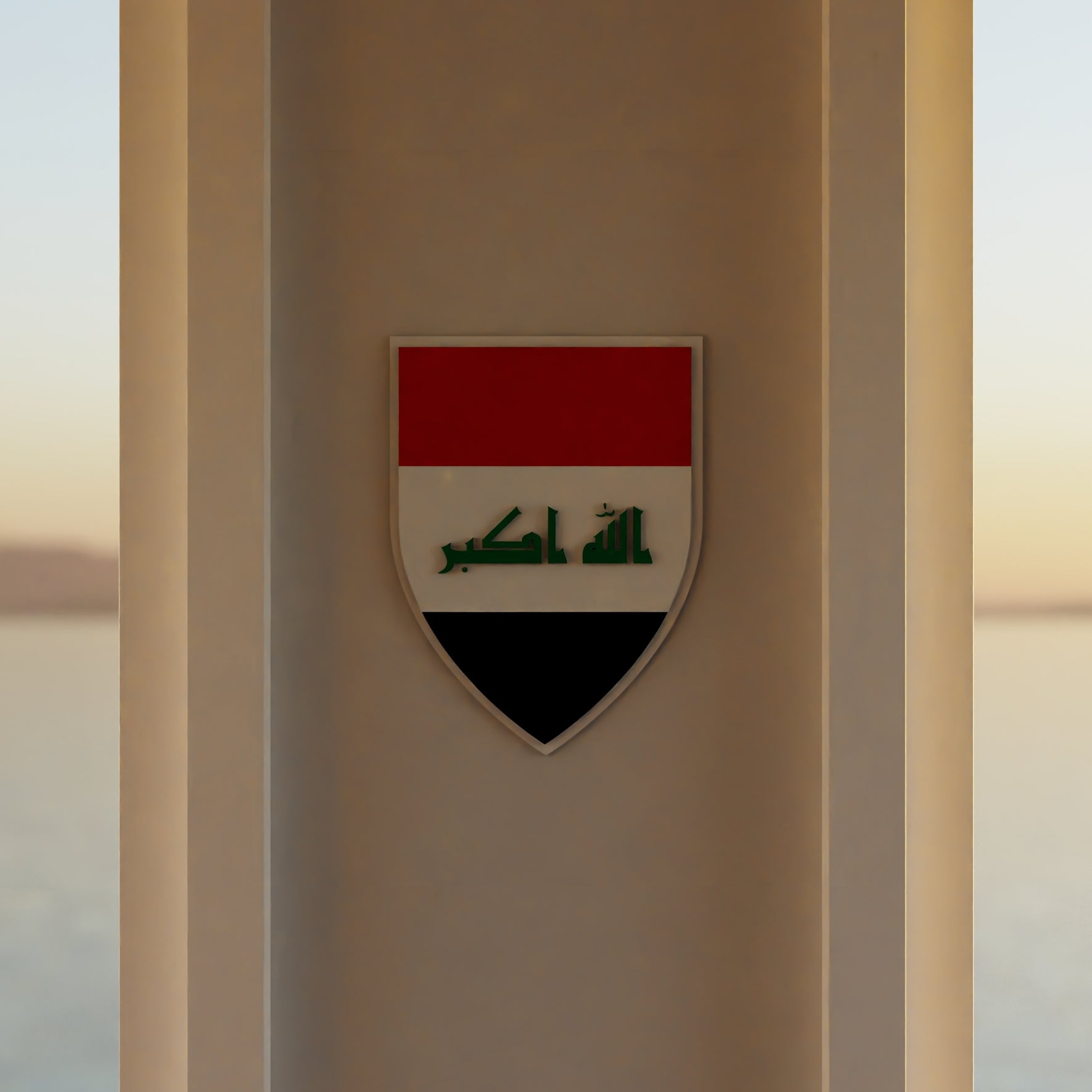 iraq_shield room_with_sunset